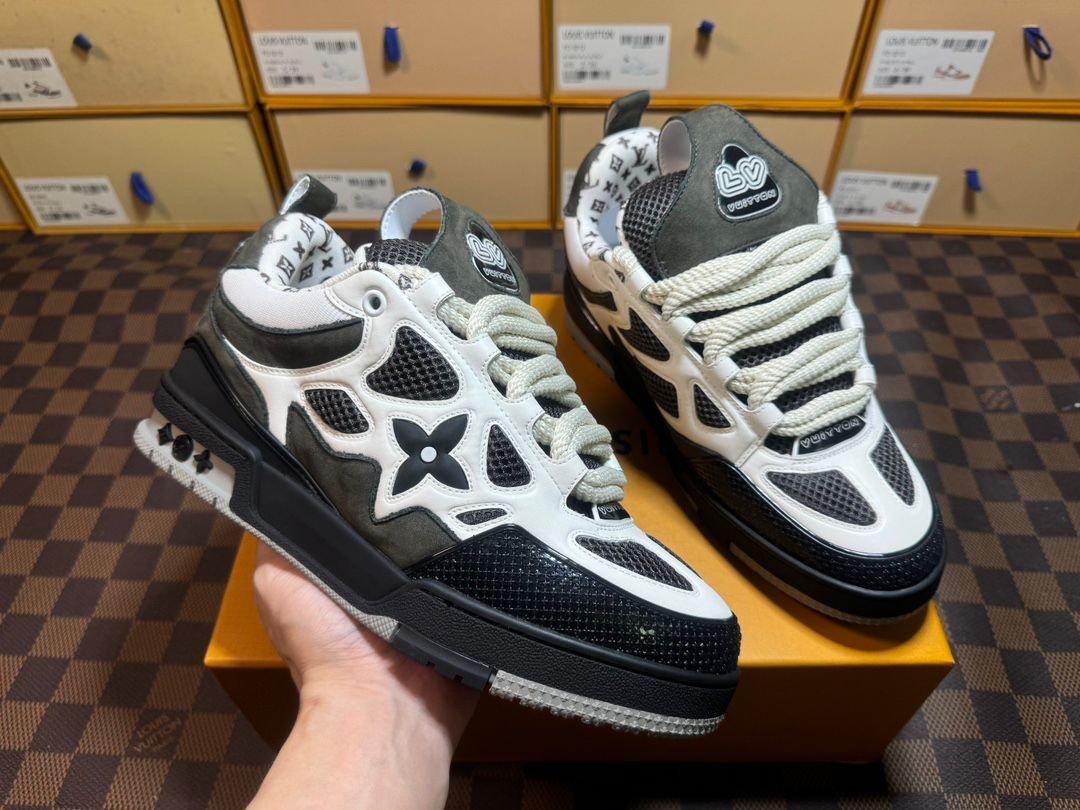 Louis Vuitton Skate Dark Grey White