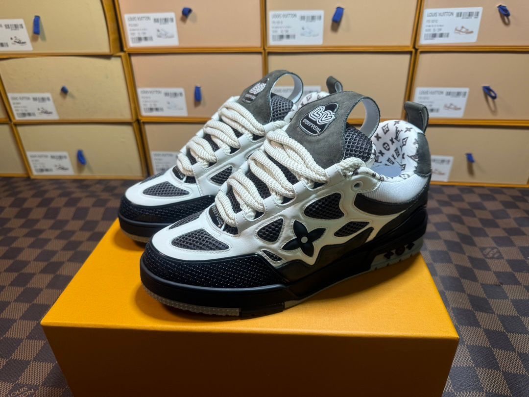 Louis Vuitton Skate Dark Grey White