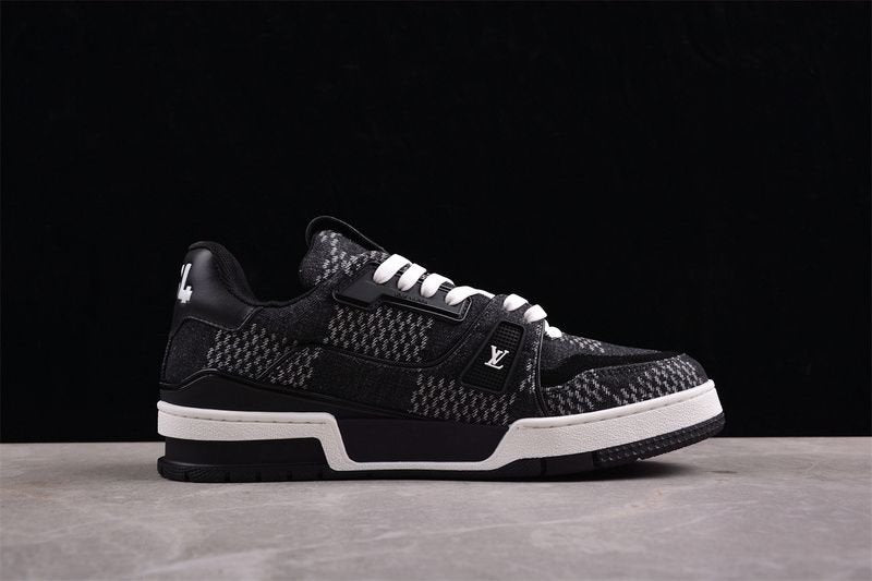 Louis Vuitton Trainer Black Damier 3D Denim