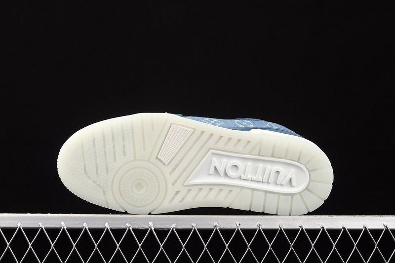 Louis Vuitton Trainer Monogram Denim Blue
