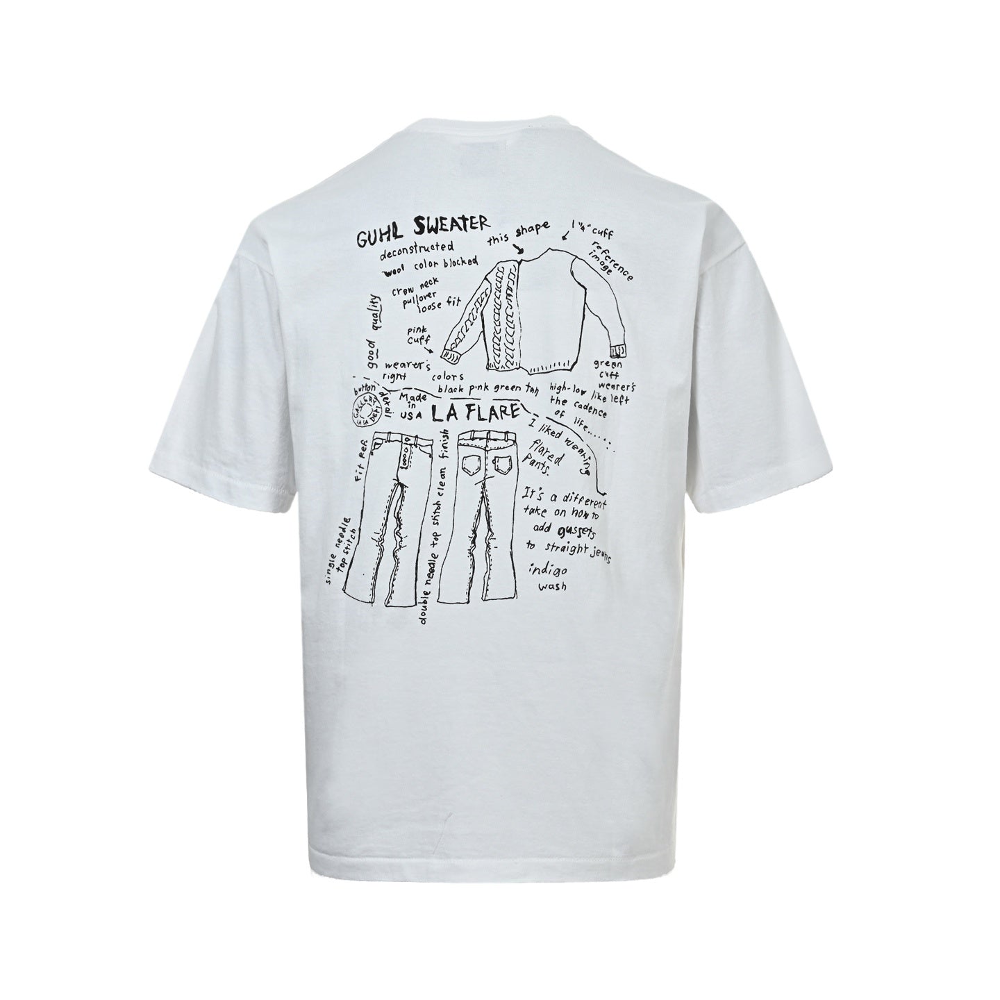 Gallery Dept. Front Logo T-Shirt in White