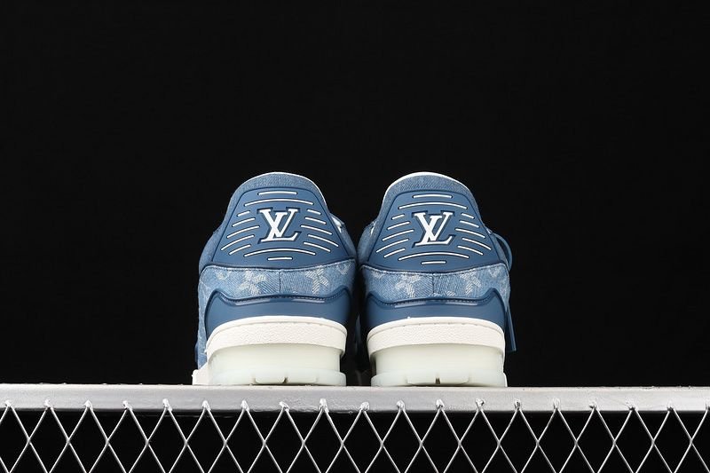 Louis Vuitton Trainer Monogram Denim Blue
