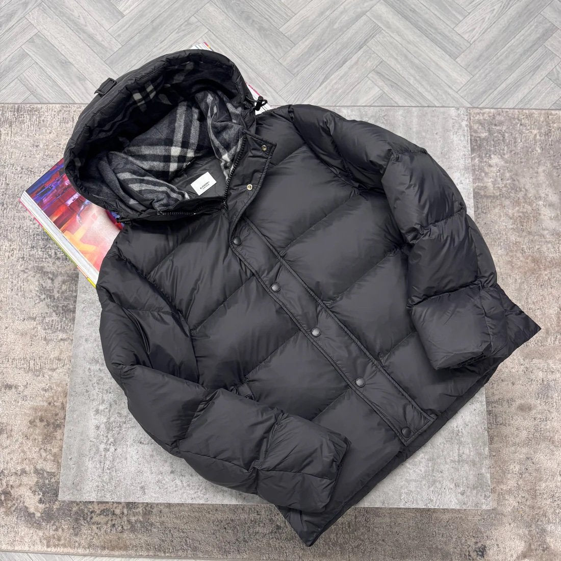 Burberry Halsby Puffer Down Jacket Black