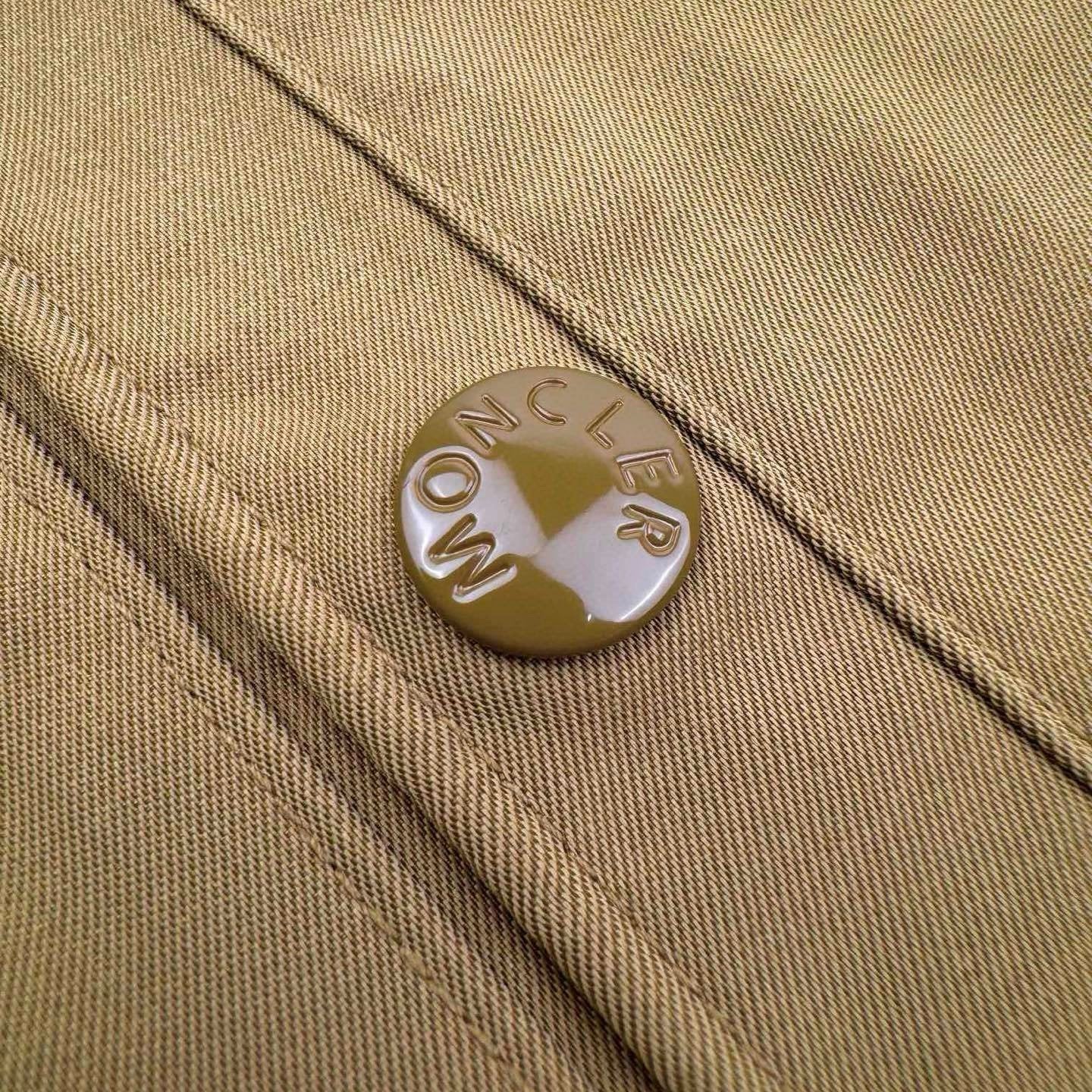 Moncler Brown Stretch-Cotton Collared Jacket