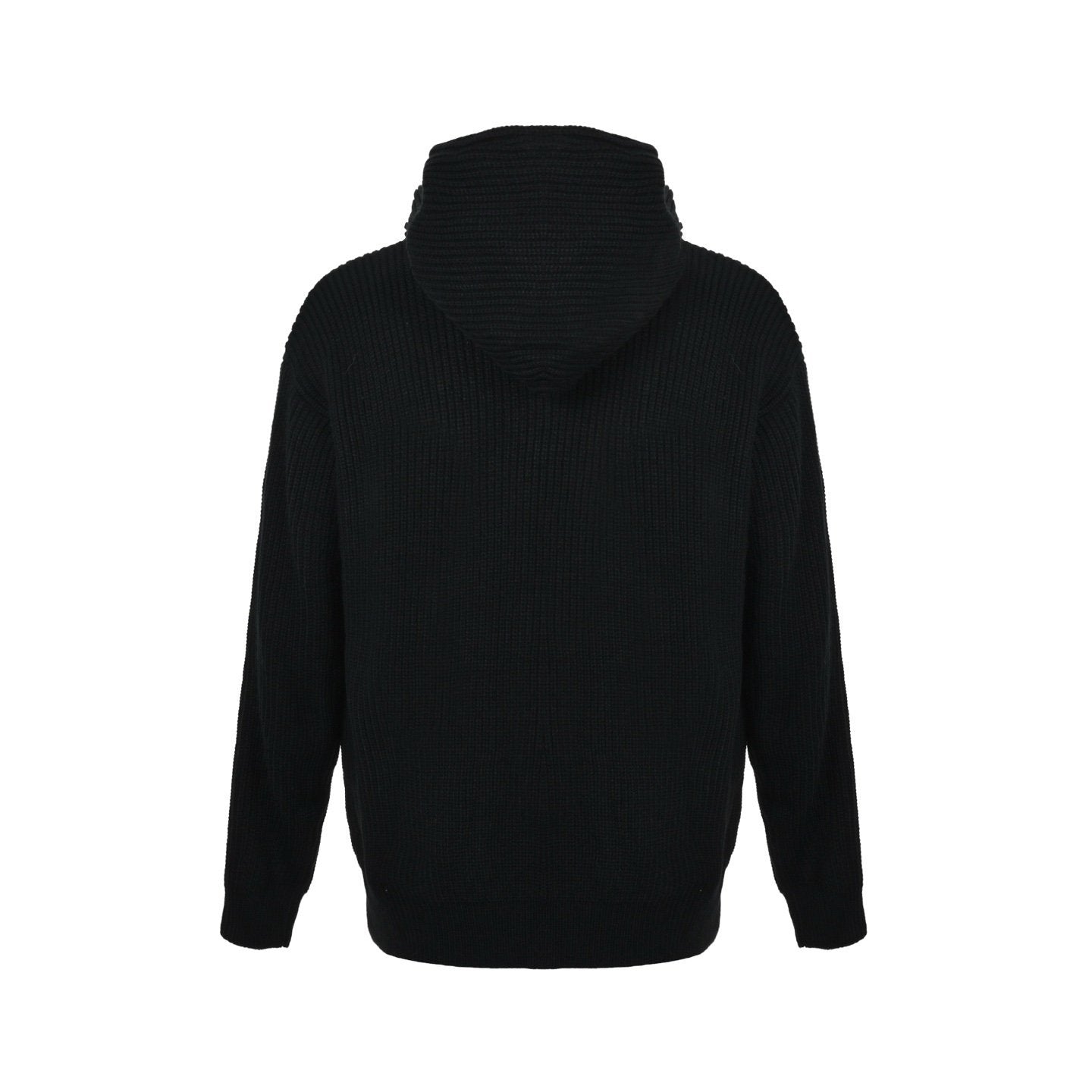 Celine Black Wool Loose Hoodie Relaxed Fit