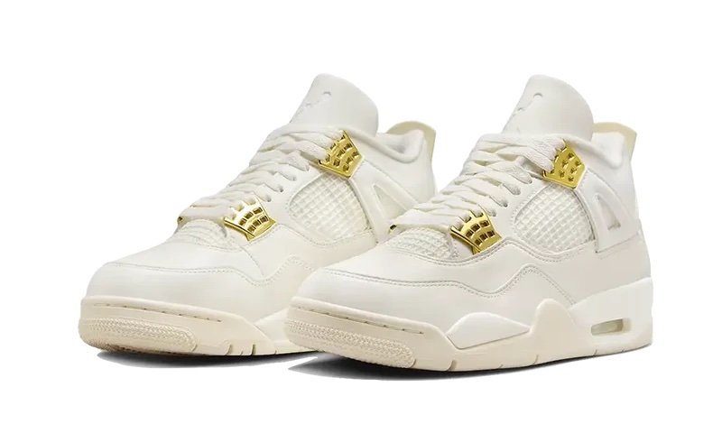 Nike Air Jordan 4 Sail Metallic Gold