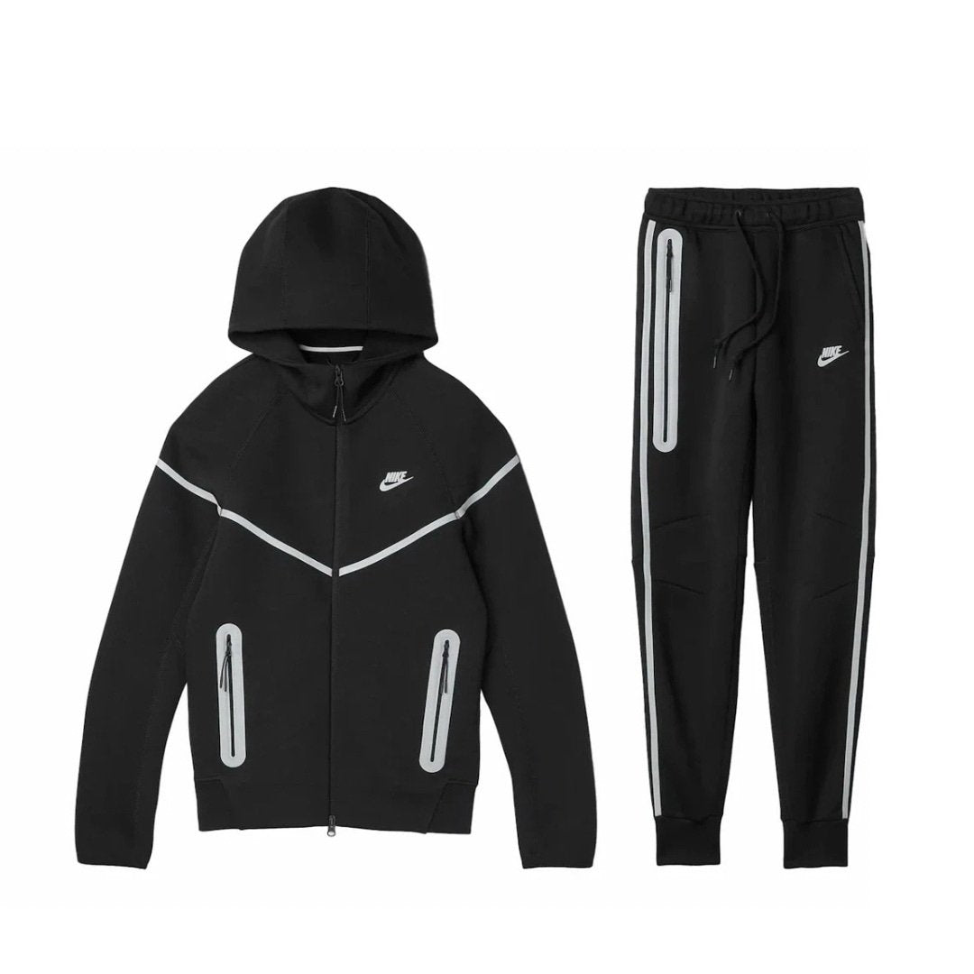 Nike Tech Fleece Reflective Tracksuit Black