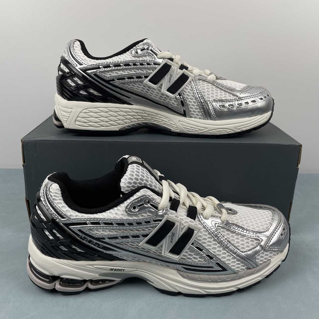 New Balance 1906R Silver Metallic White Black