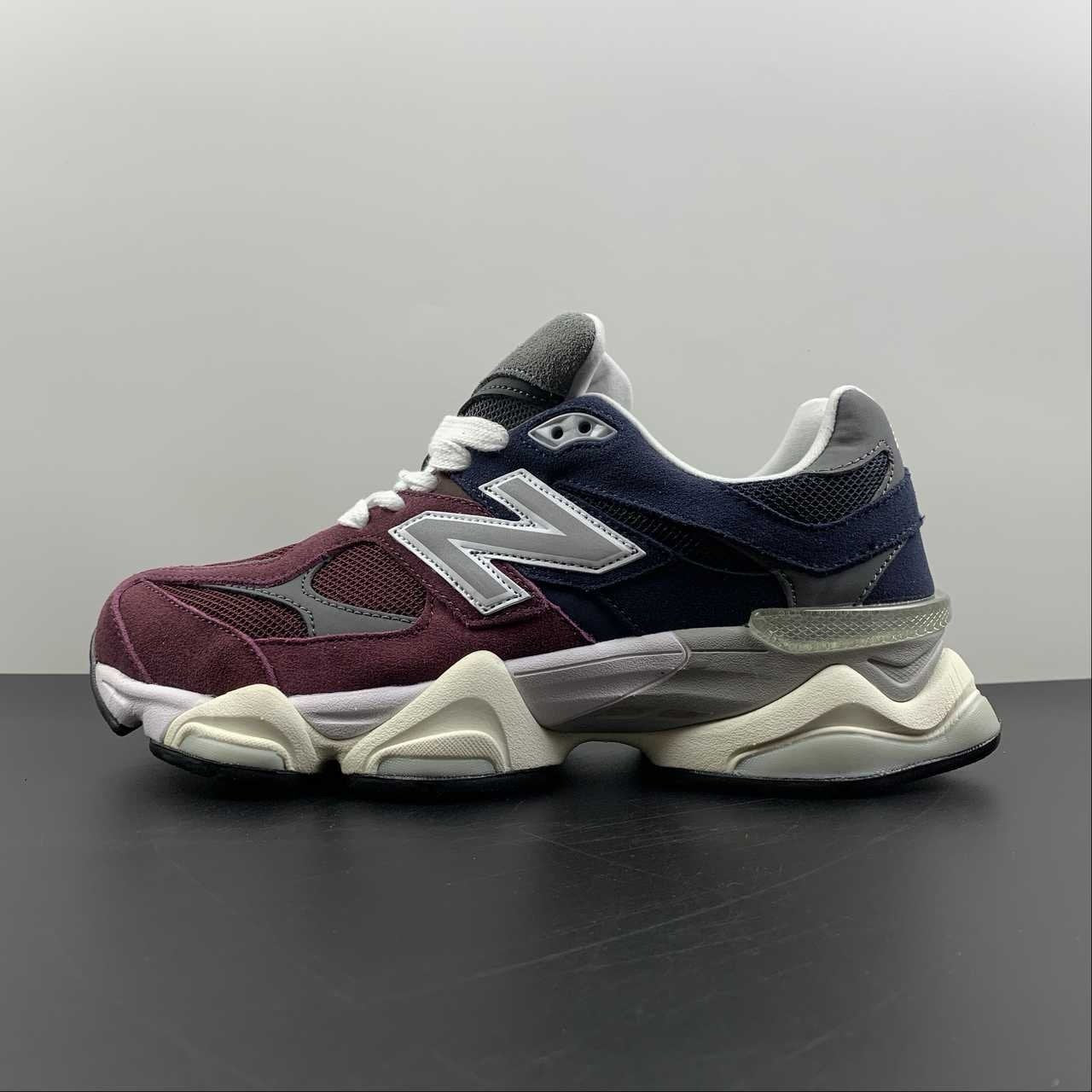New Balance 9060 Pepsi Bordeaux/Navy