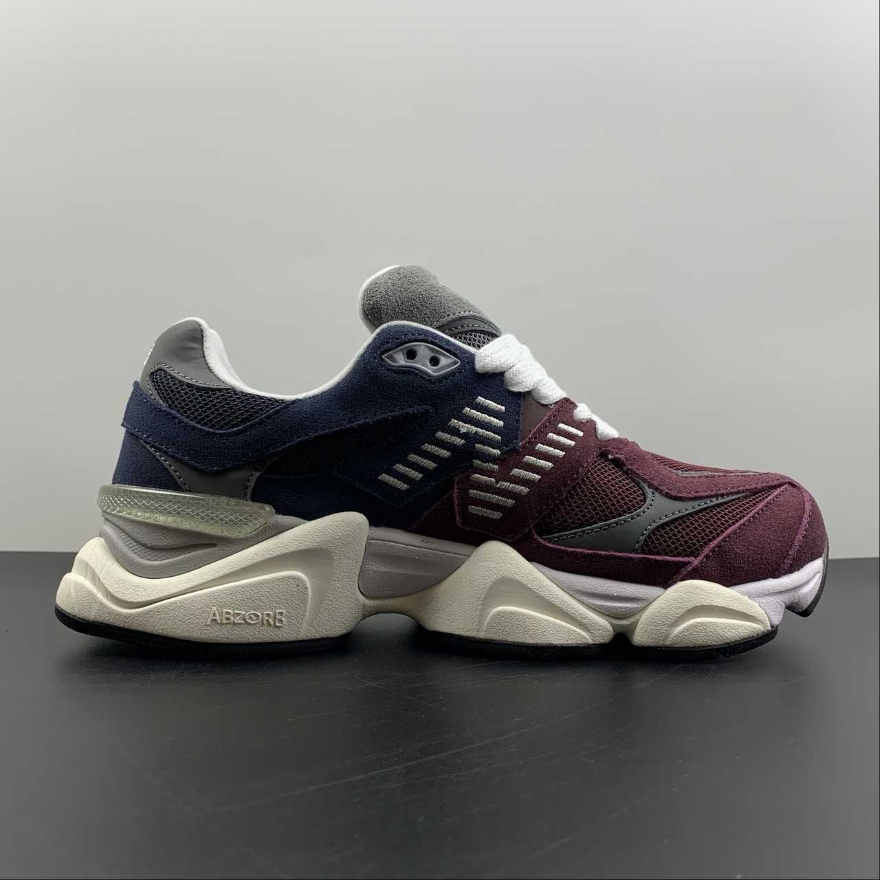New Balance 9060 Pepsi Bordeaux/Navy