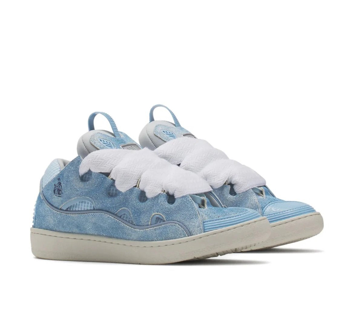 Lanvin Curb Sneaker Blue White