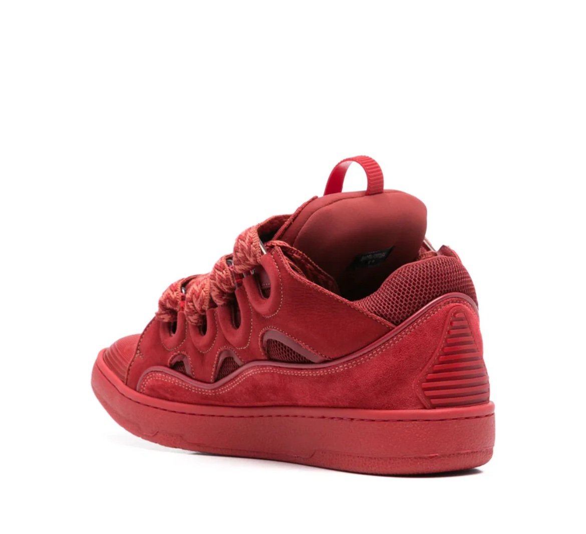 Lanvin Curb Sneaker Red