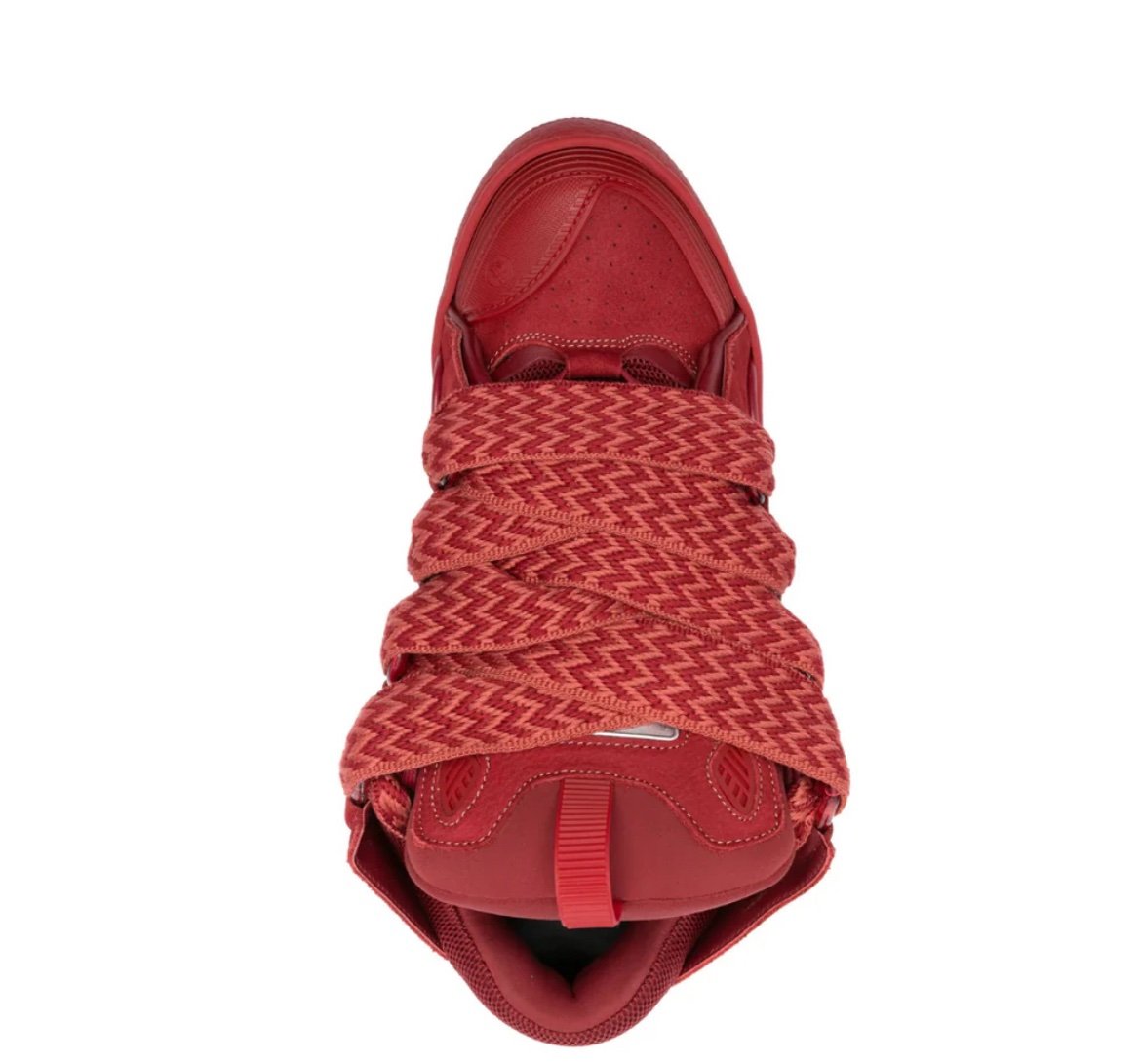 Lanvin Curb Sneaker Red