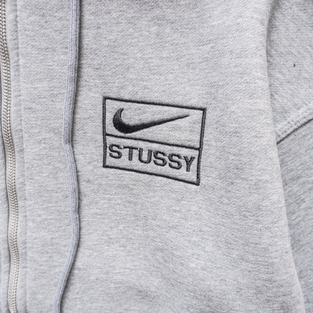 Stussy x Nike Zip Up Fleece Tracksuit Grey