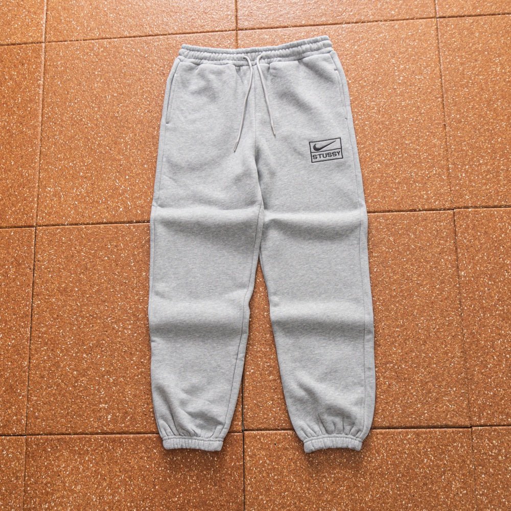 Stussy x Nike Zip Up Fleece Tracksuit Grey