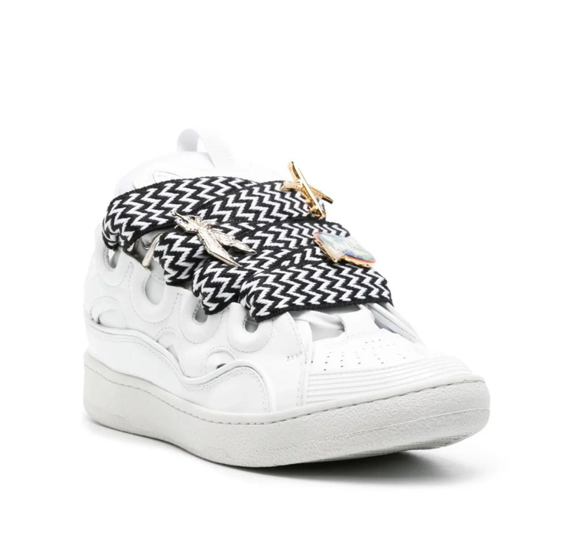 Lanvin Curb Sneaker White Black