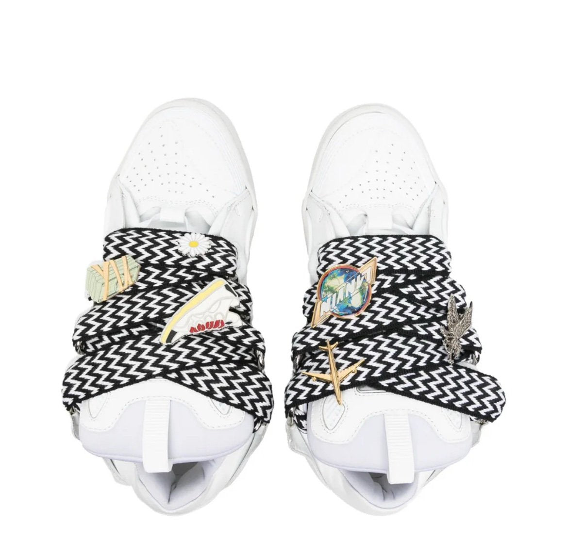 Lanvin Curb Sneaker White Black