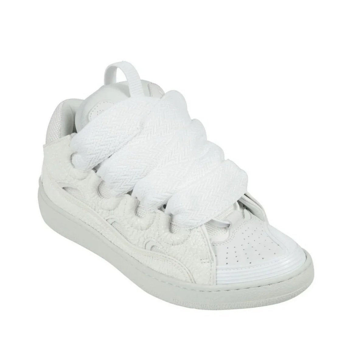 Lanvin Curb Sneaker White