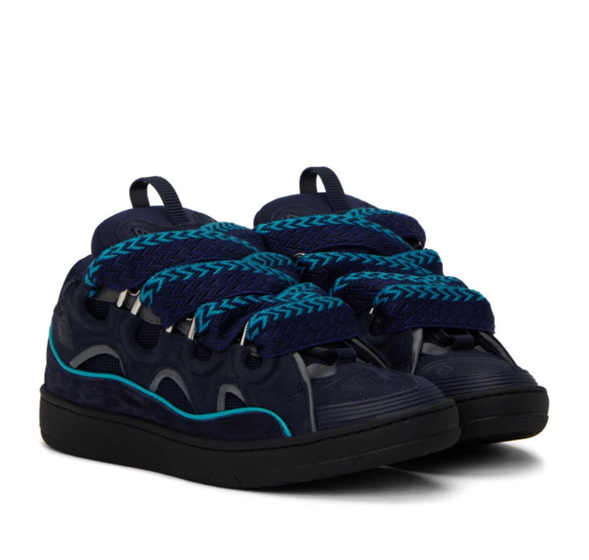 Lanvin Curb Sneaker Navy Blue
