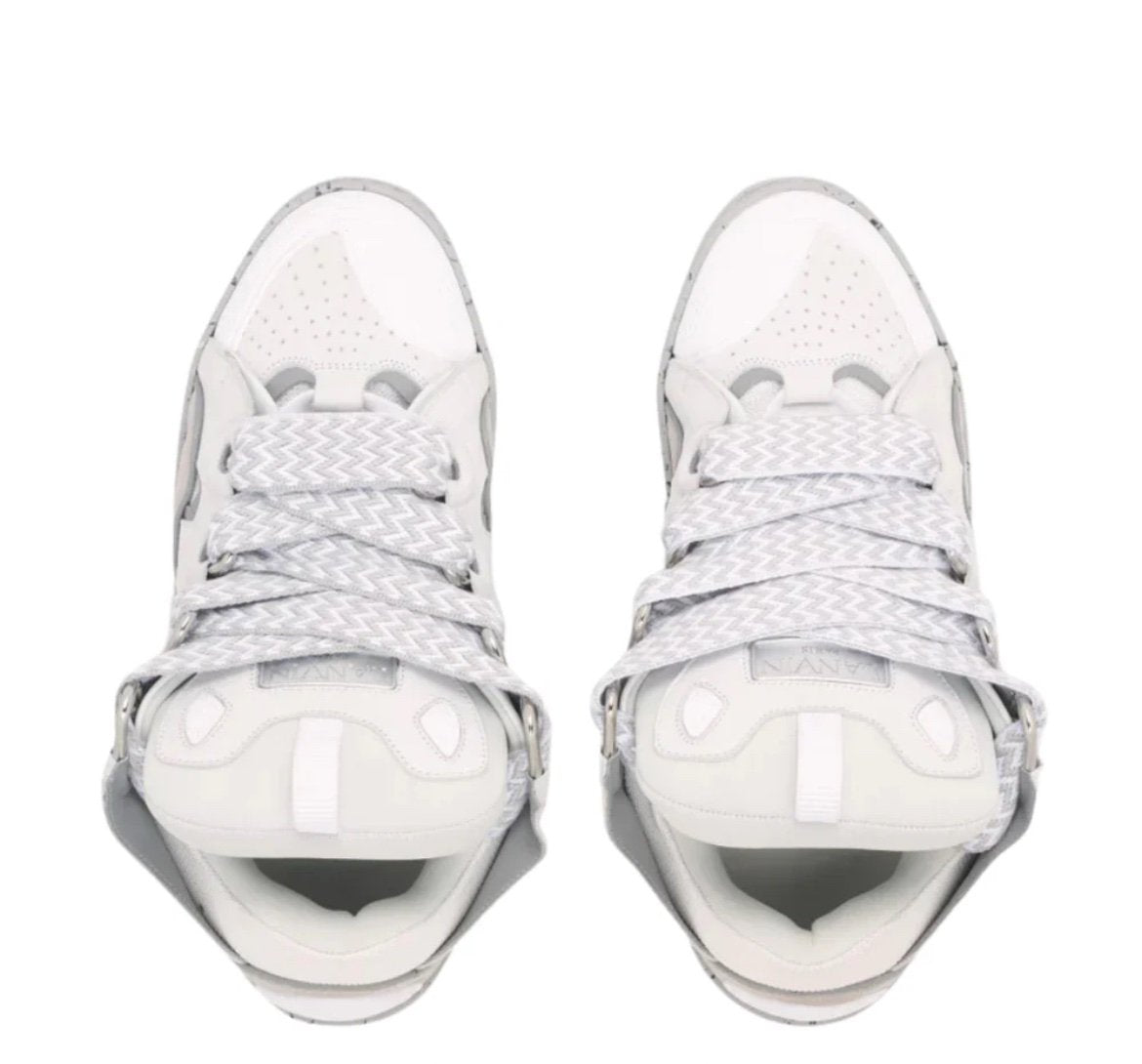Lanvin Curb Sneaker White Grey