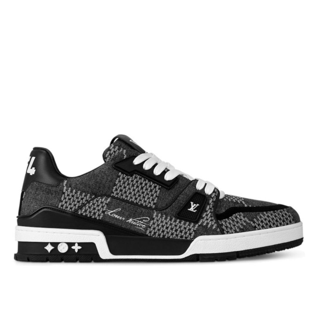 Louis Vuitton Trainer Black Damier 3D Denim