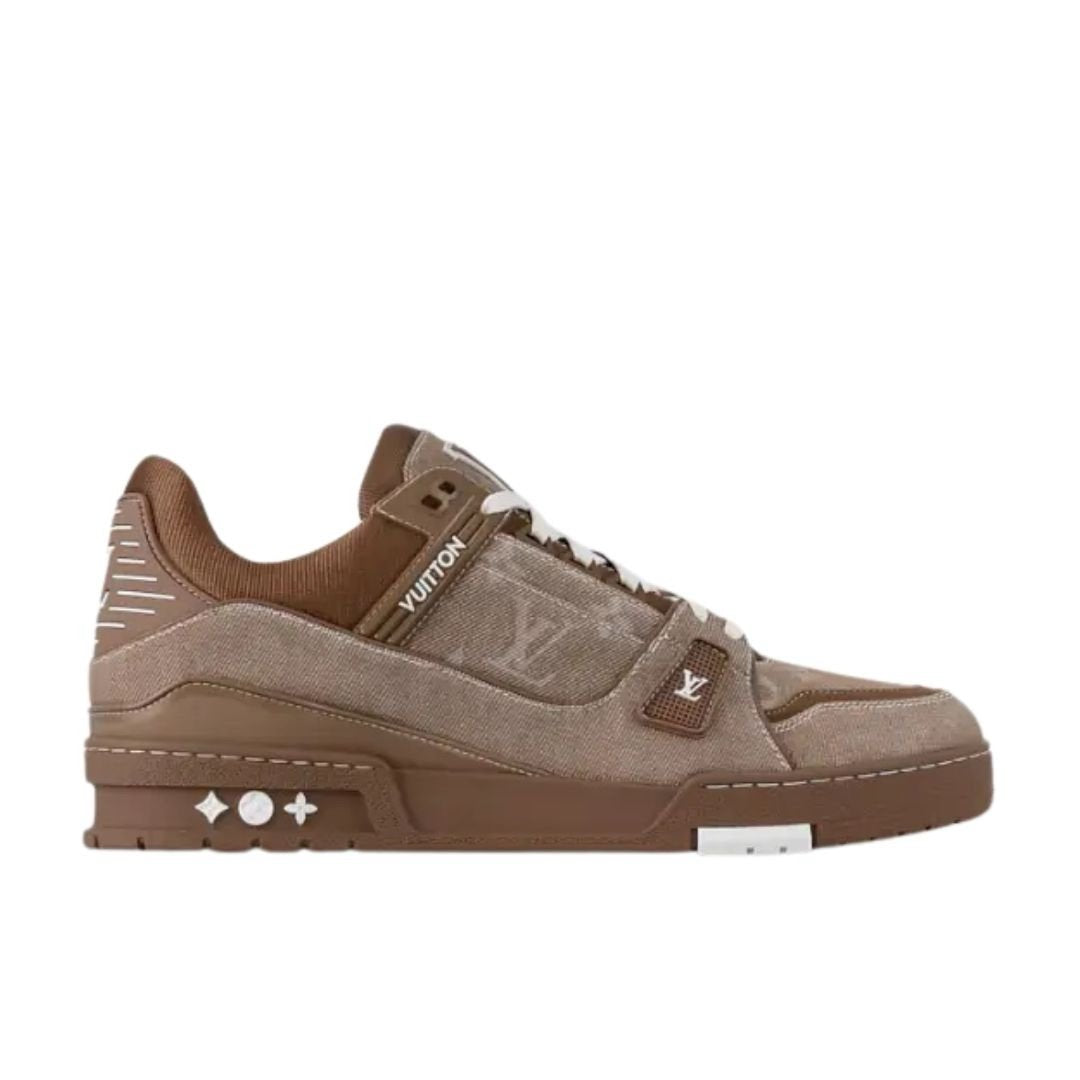 Louis Vuitton Trainer Beige/White Denim