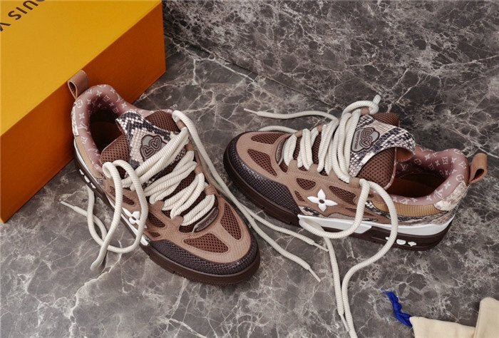 Louis Vuitton Skate Brown Snakeskin