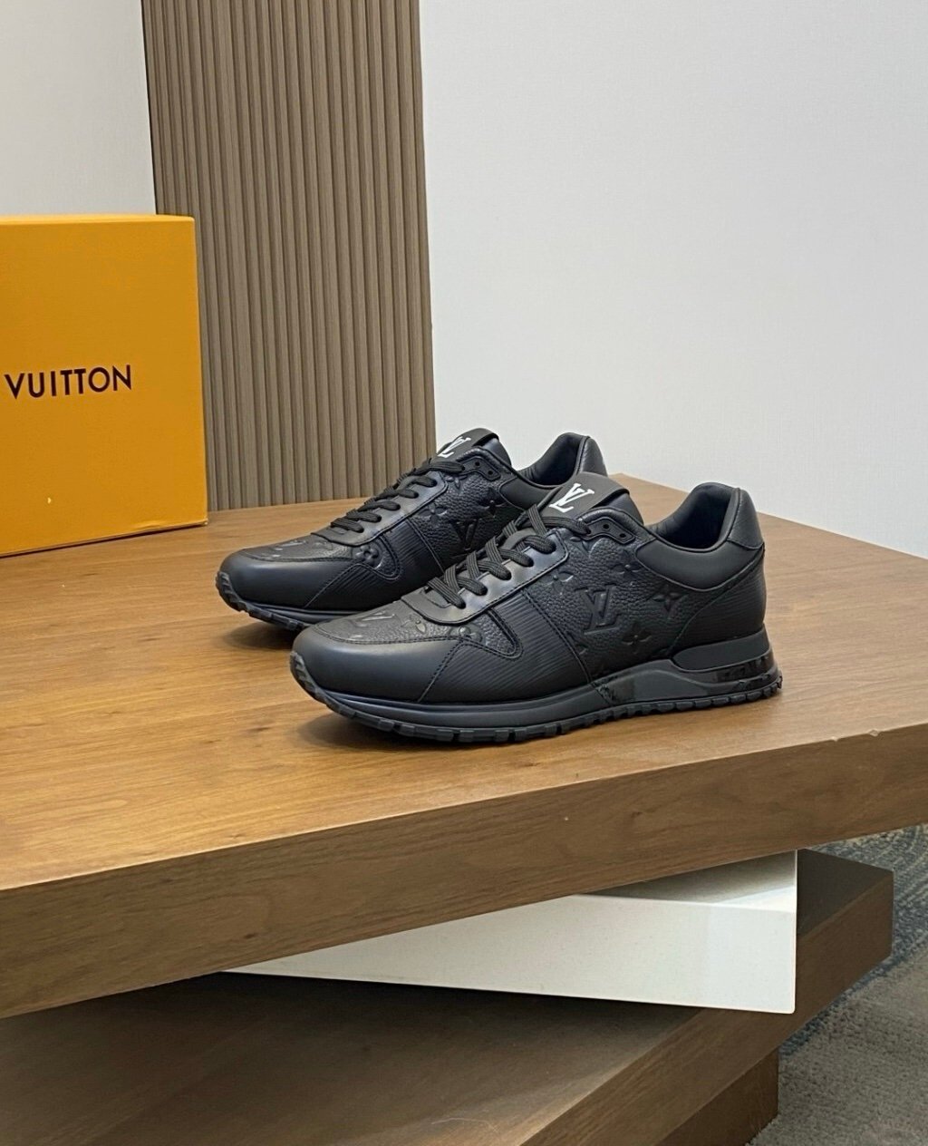 Louis Vuitton Run Away Black on Black Leather