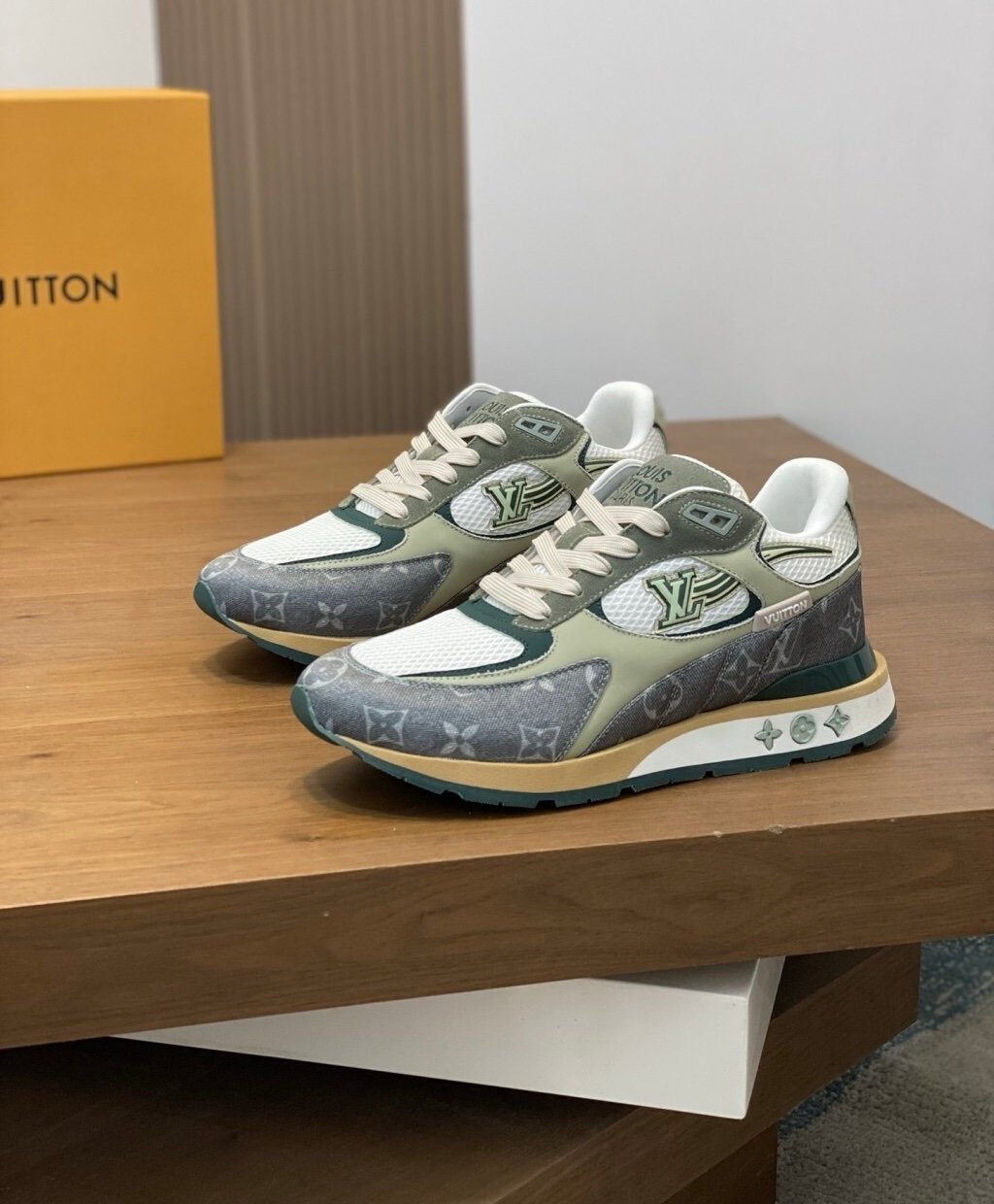 Louis Vuitton Run Away Green Denim