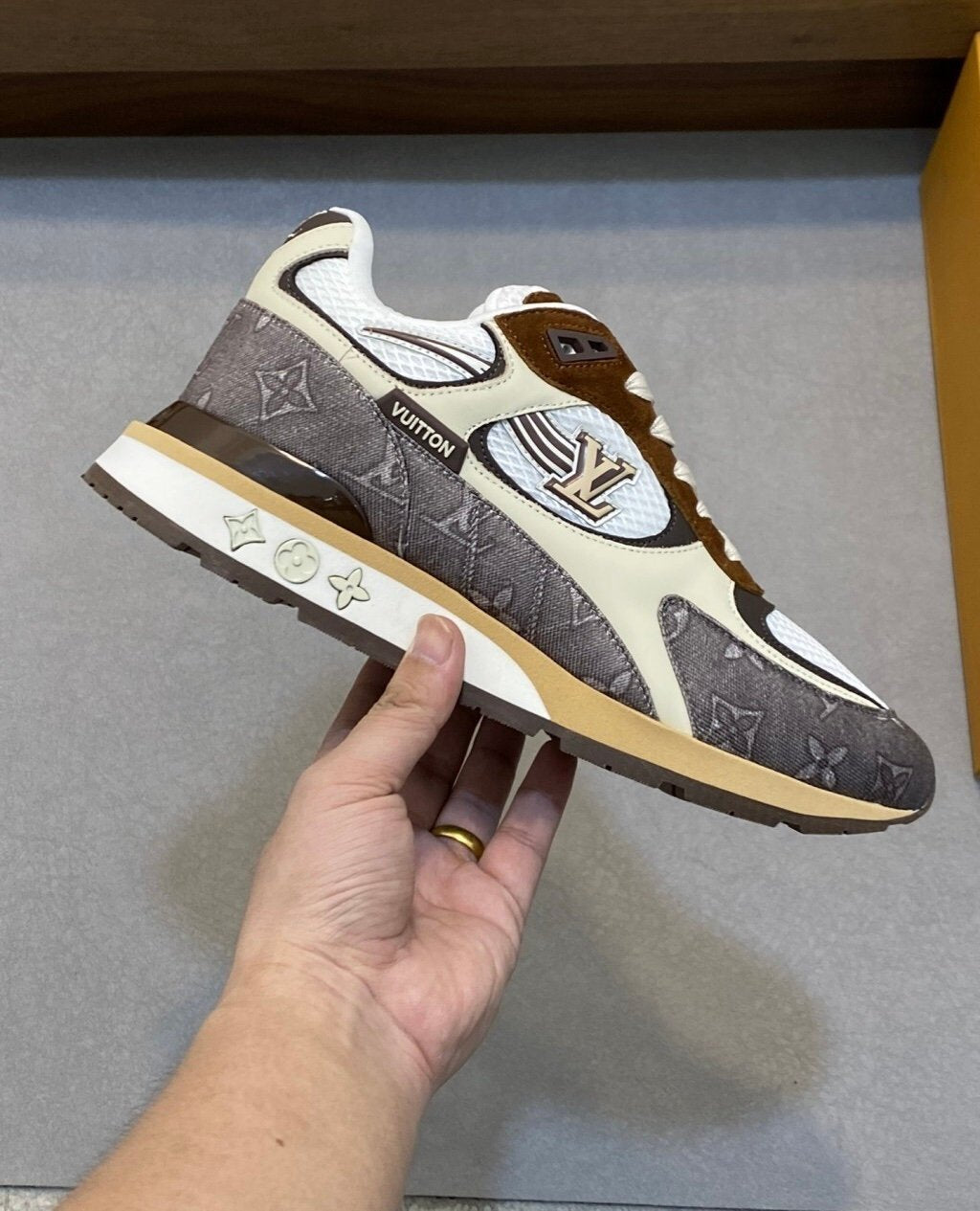 Louis Vuitton Run Away Brown Denim
