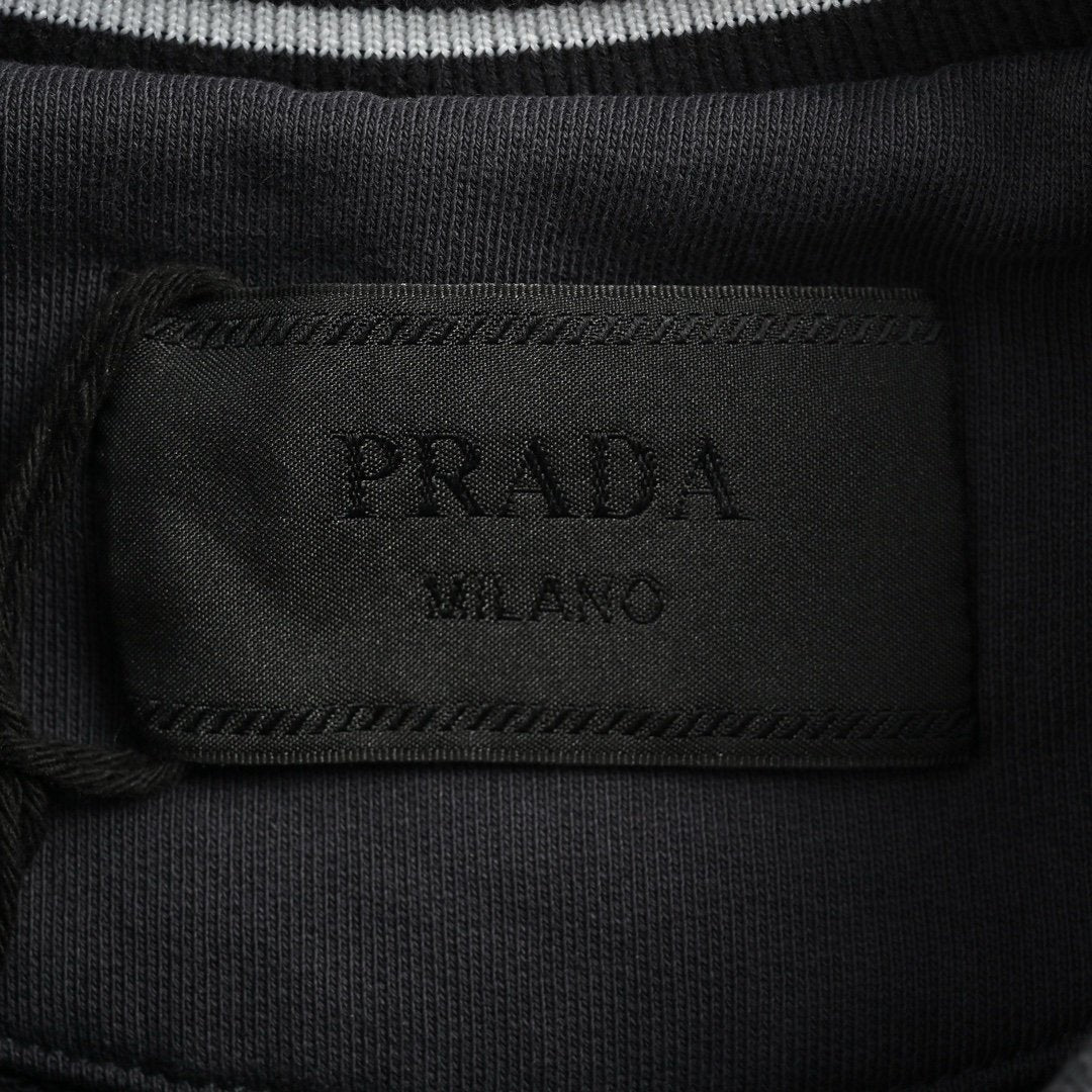 Prada Dark Grey Overlay Sweater