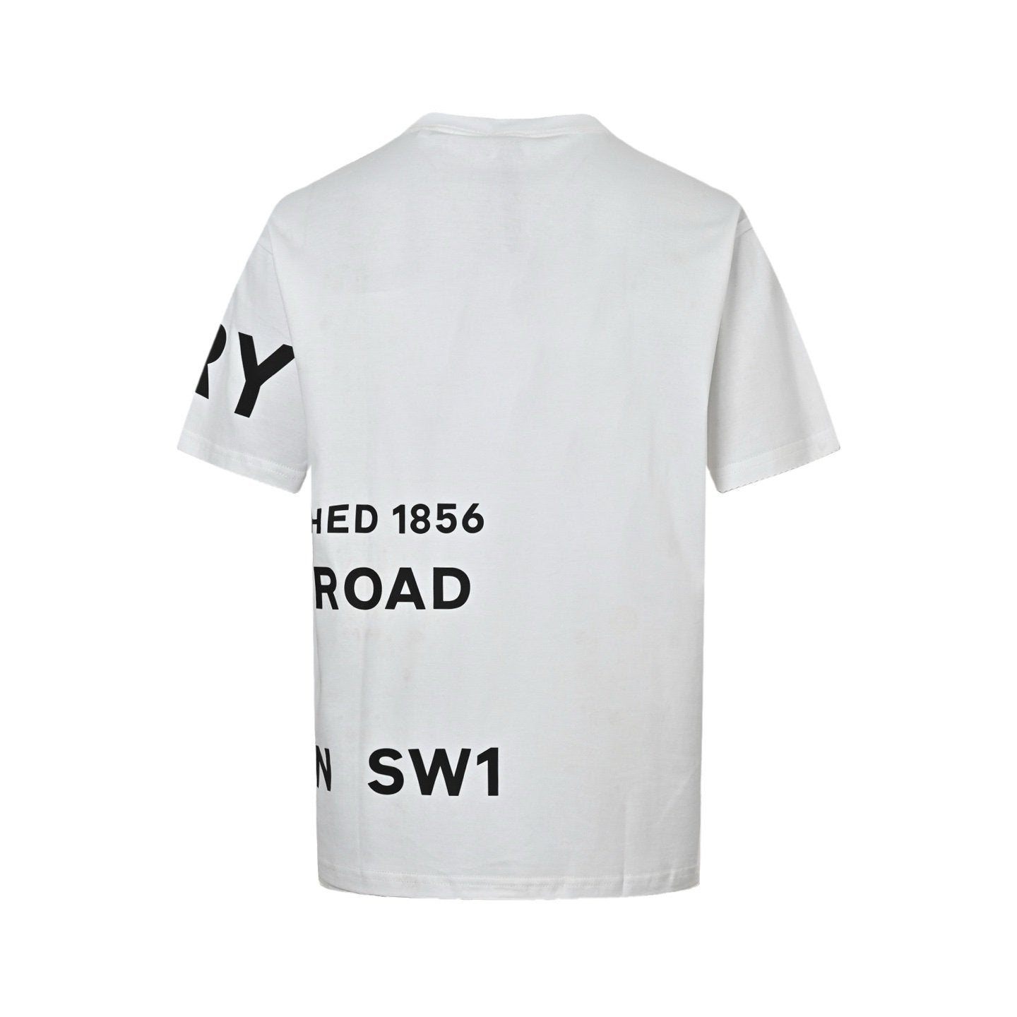 Burberry Logo Print T-Shirt In White