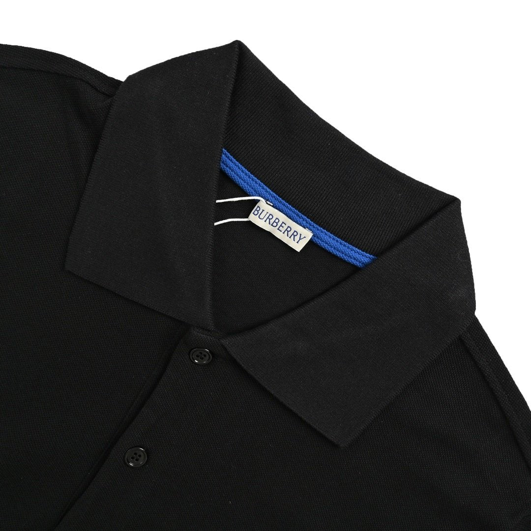Burberry Polo Shirt In Black