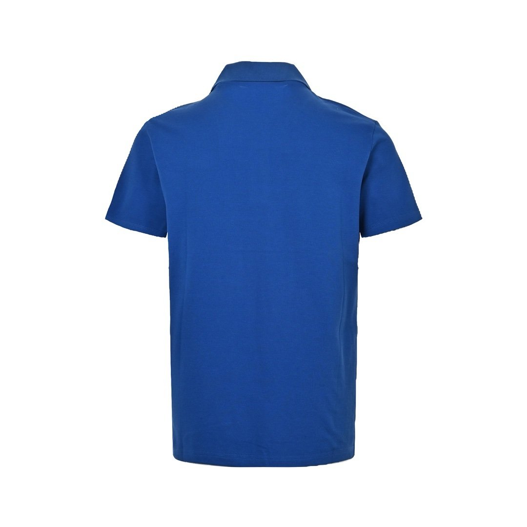 Burberry Polo Shirt In Blue