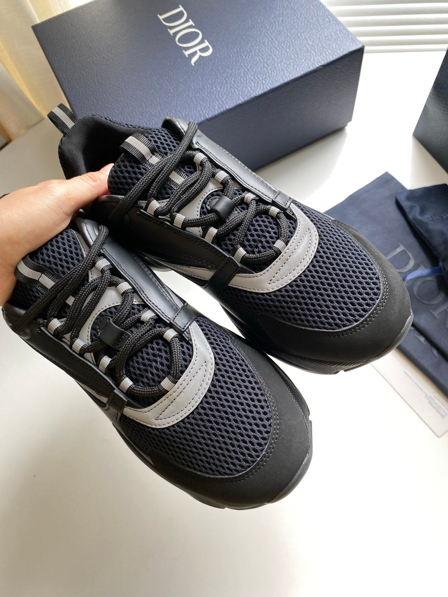Dior B22 Black Silver