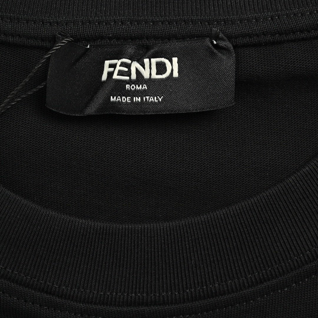 Fendi T-Shirt Cotton Black
