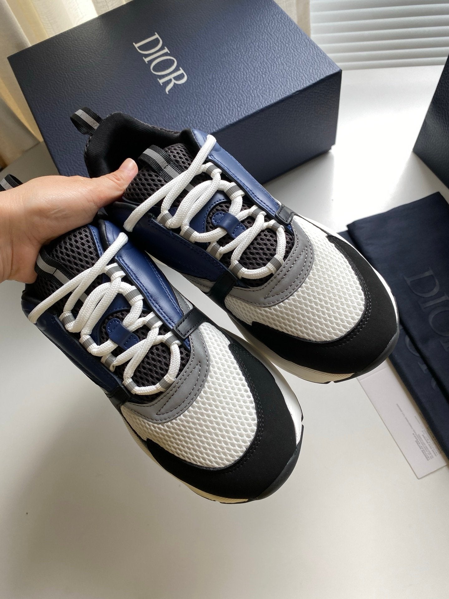 Dior B22 Navy Black White