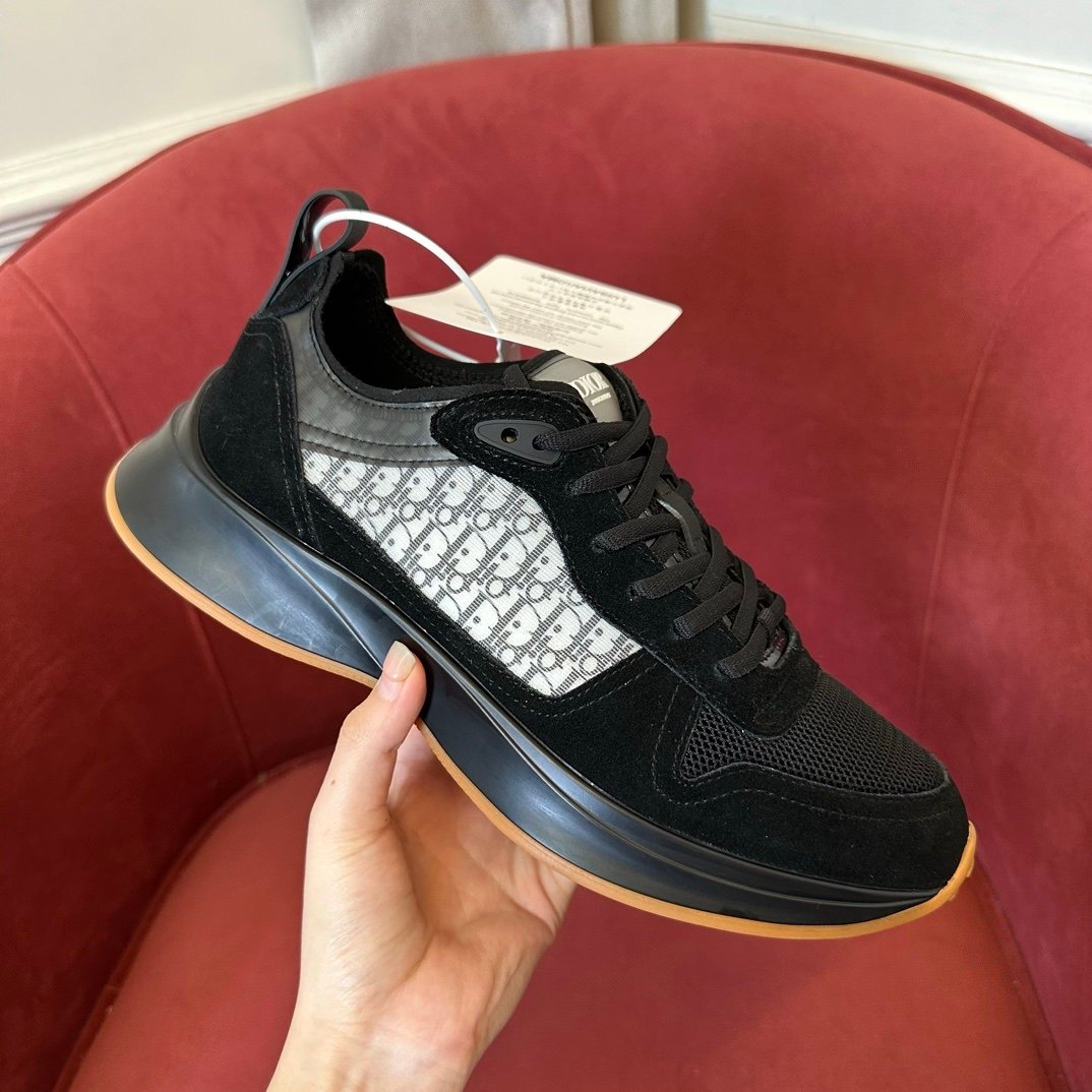 Dior B25 Suede Black/White