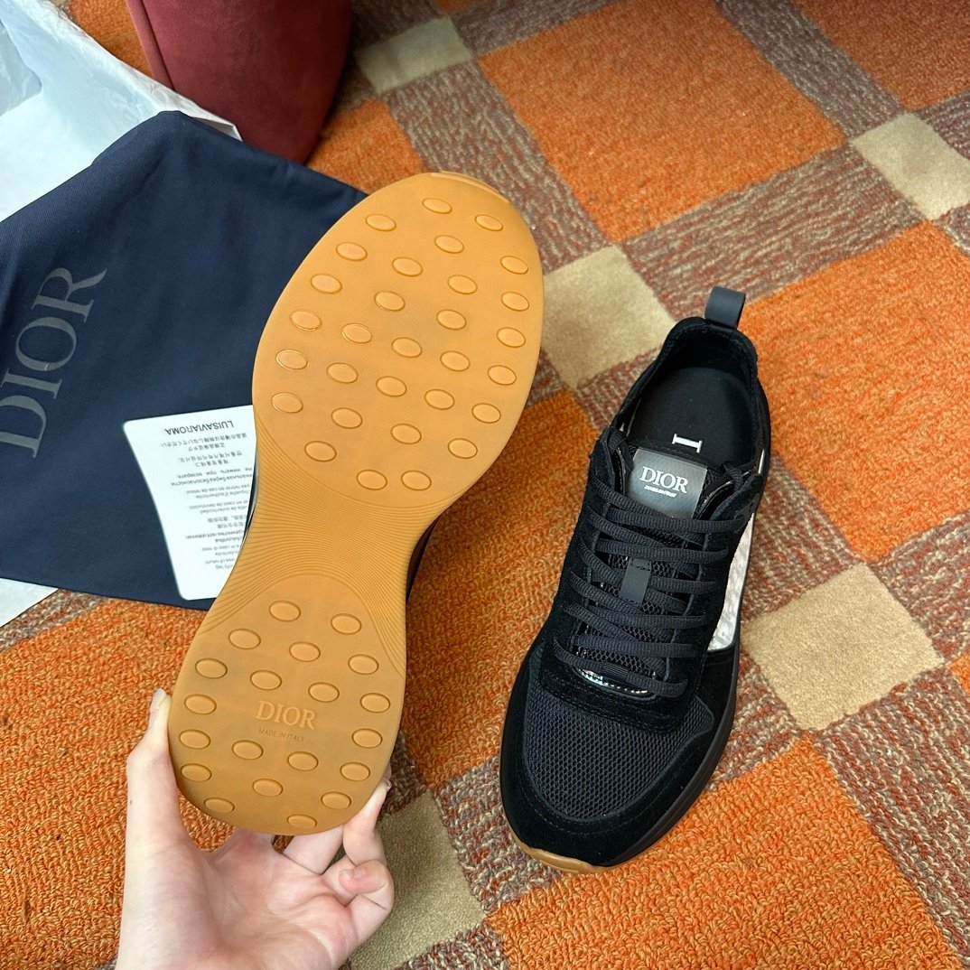 Dior B25 Suede Black/White