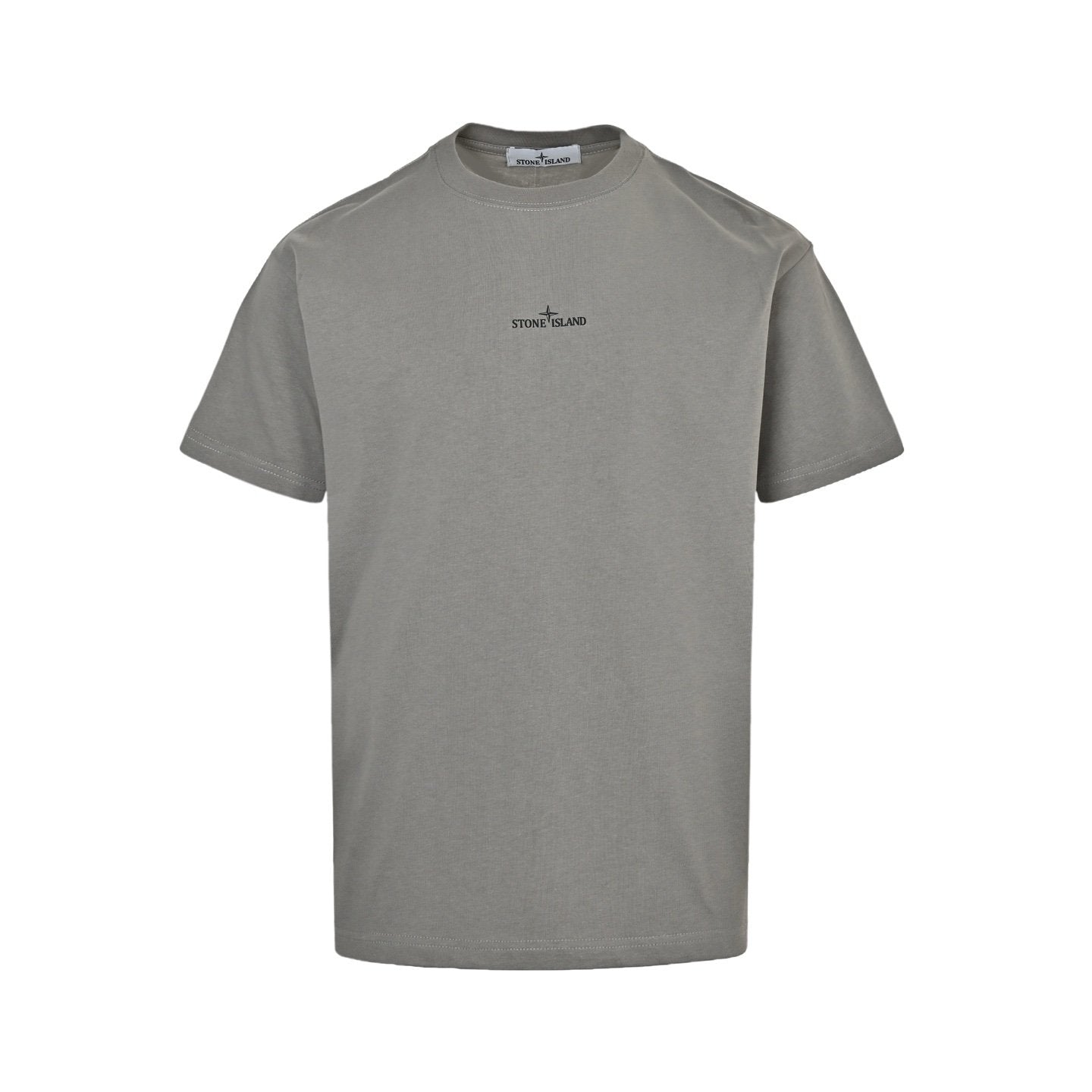 Stone Island Logo T-Shirt Grey
