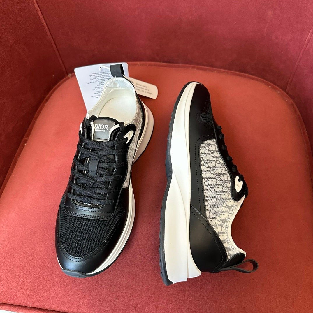 Dior B25 Leather Black White