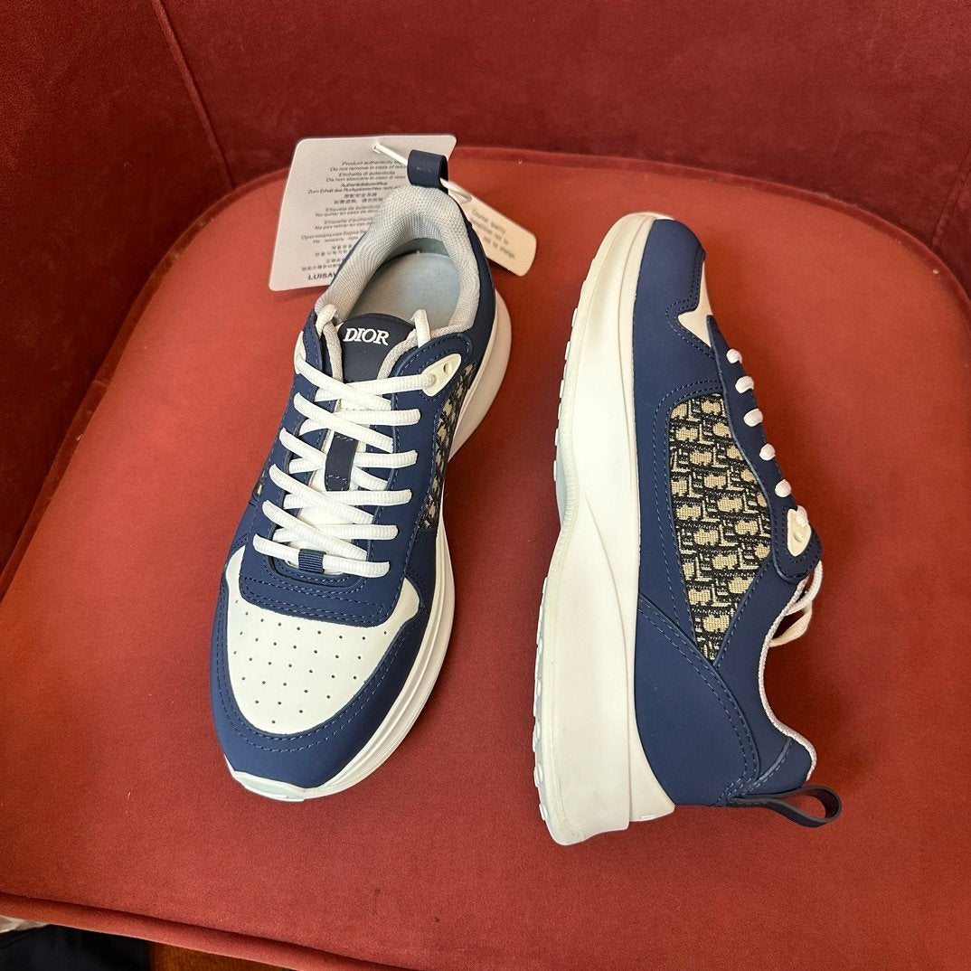 Dior B25 Leather Blue White