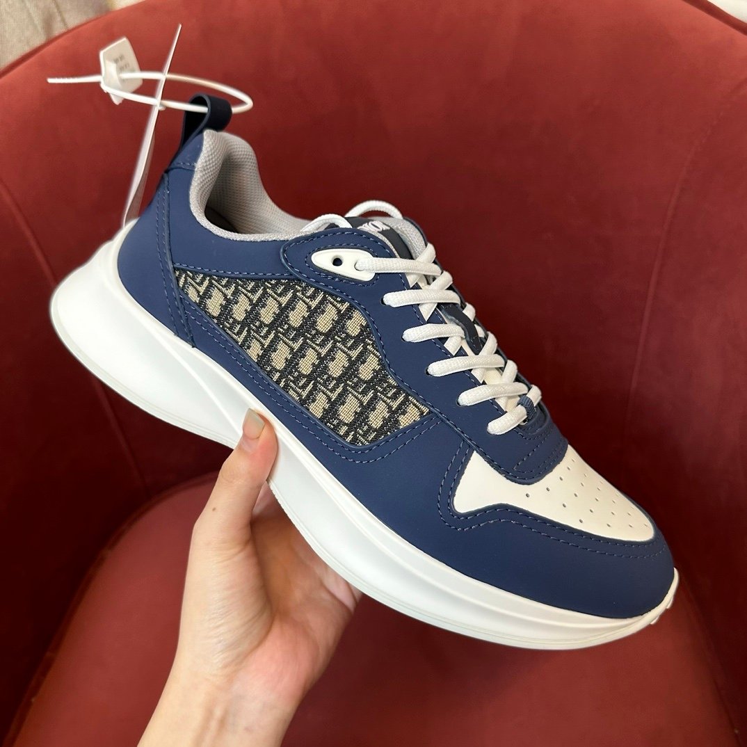 Dior B25 Leather Blue White