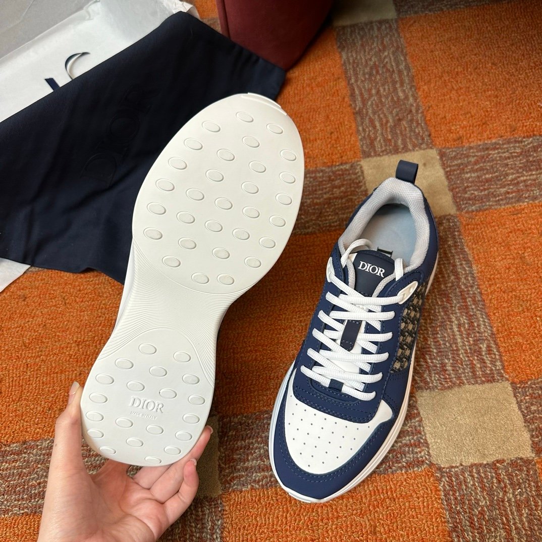 Dior B25 Leather Blue White