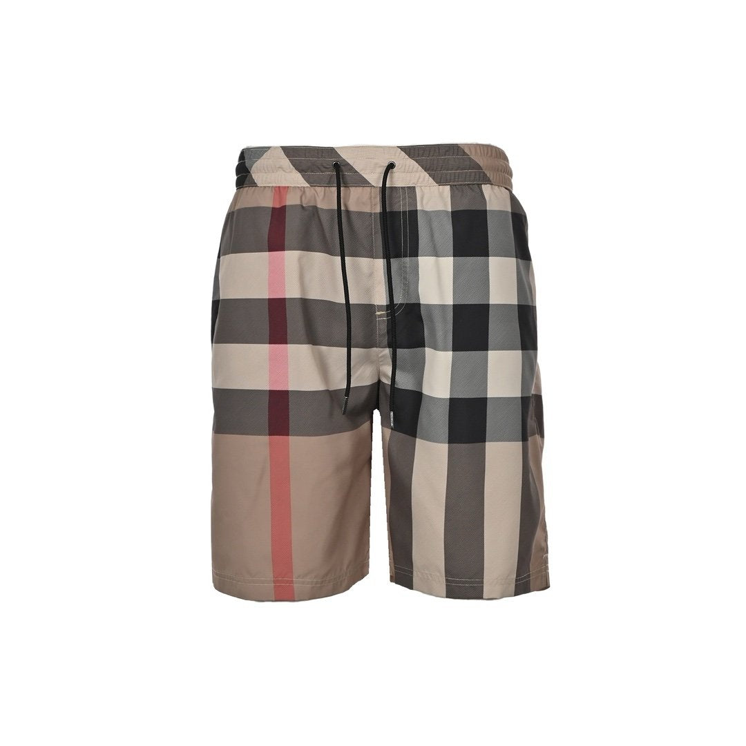 Burberry Check Dawnstring Beige Swimshorts