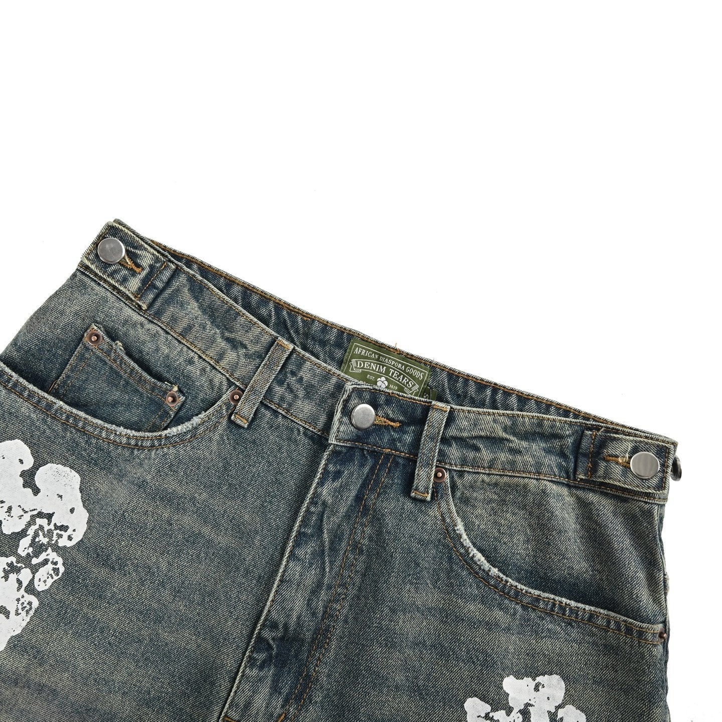 Denim Tears Cotton Short Denim Blue