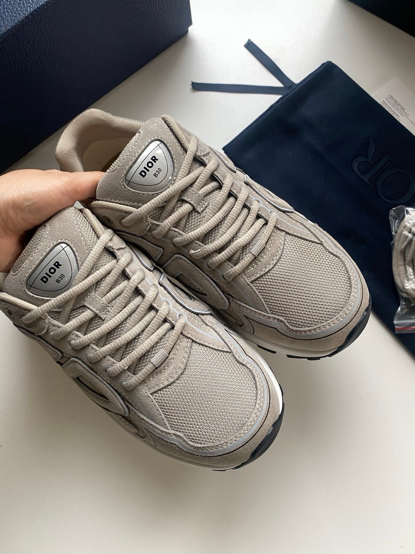 Dior B30 Suede Beige