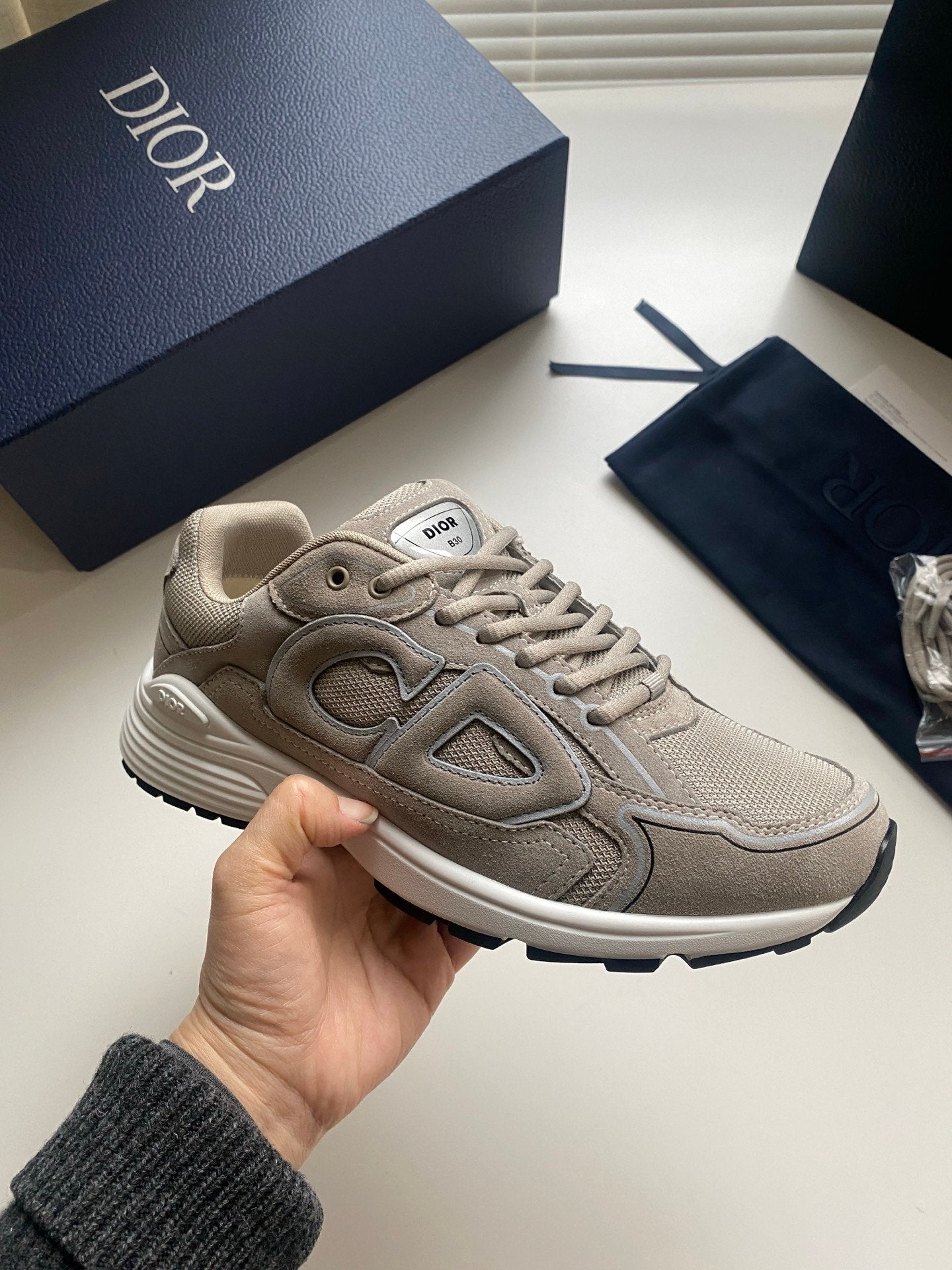Dior B30 Suede Beige