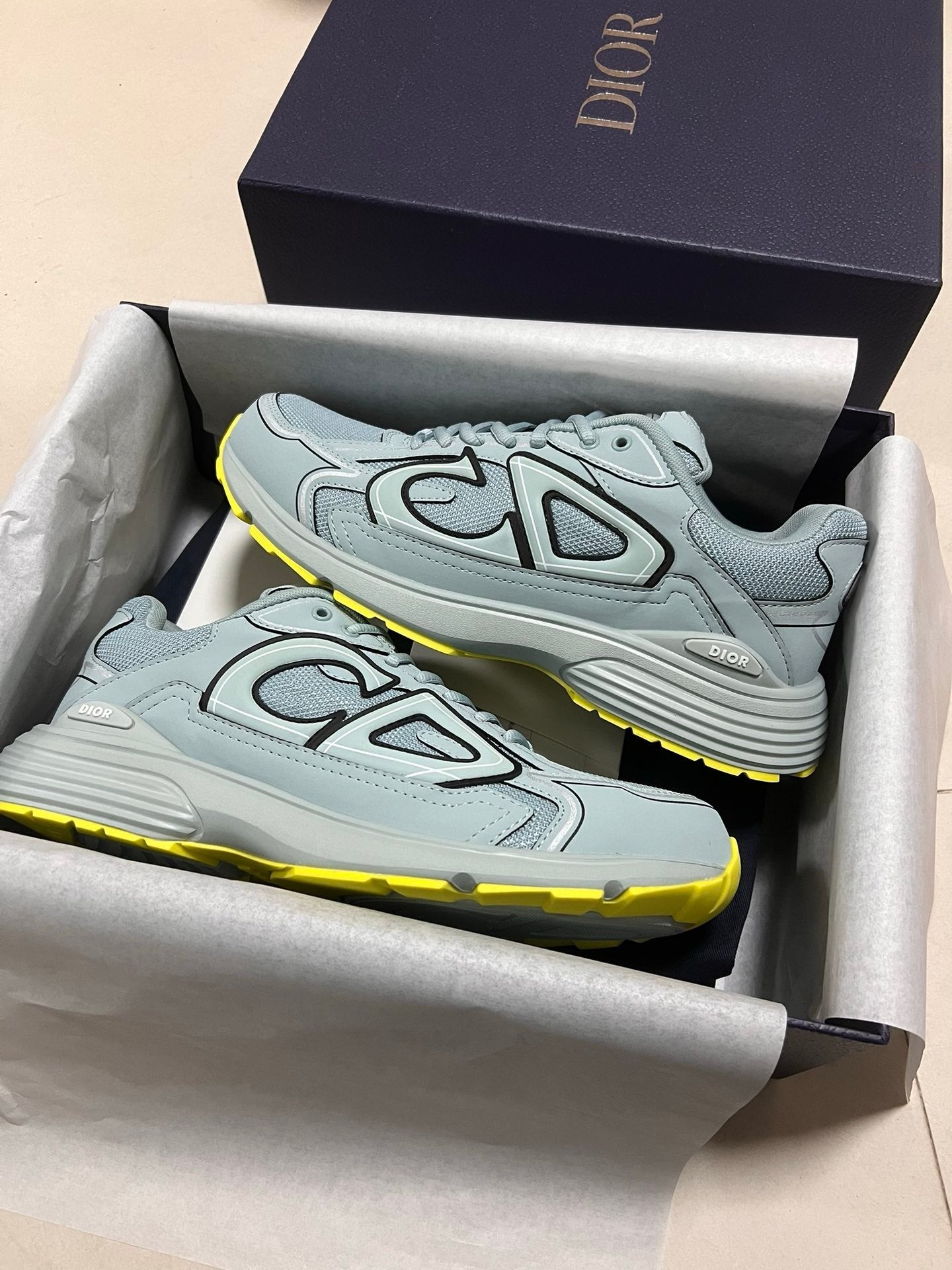 Dior B30 Reflective Blue Green