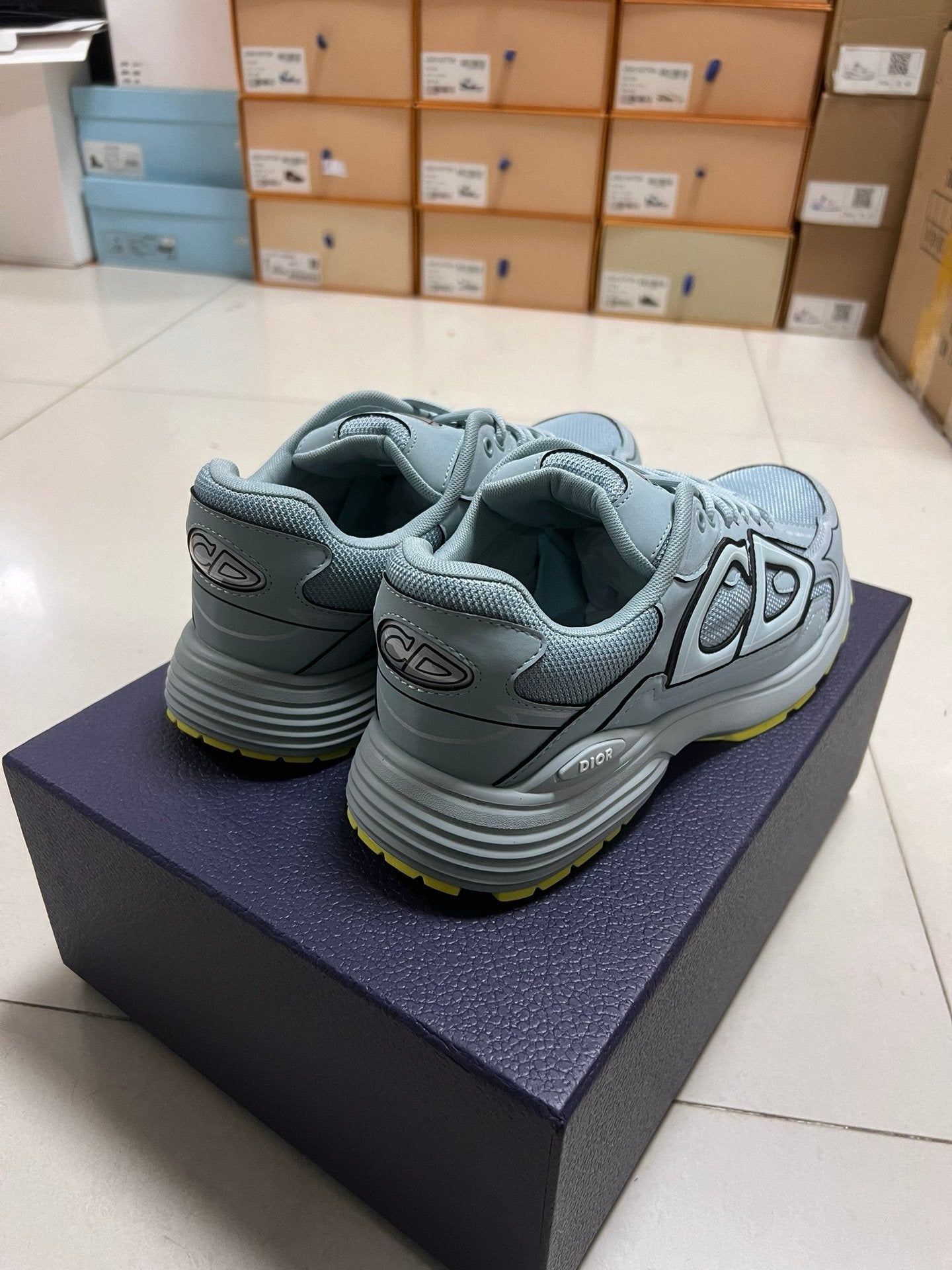 Dior B30 Reflective Blue Green
